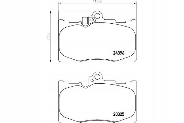фото №14, Тормозные колодки ham. lexus p. gs 05-/12-/rc 14-