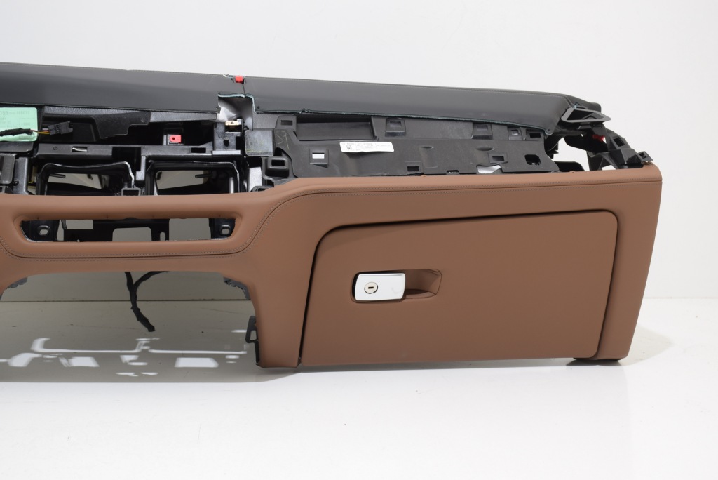 фото №9, Bmw x5 g05 x5m f95 lci lift панель приладів приладова консоль шкіра hud tarumabraun