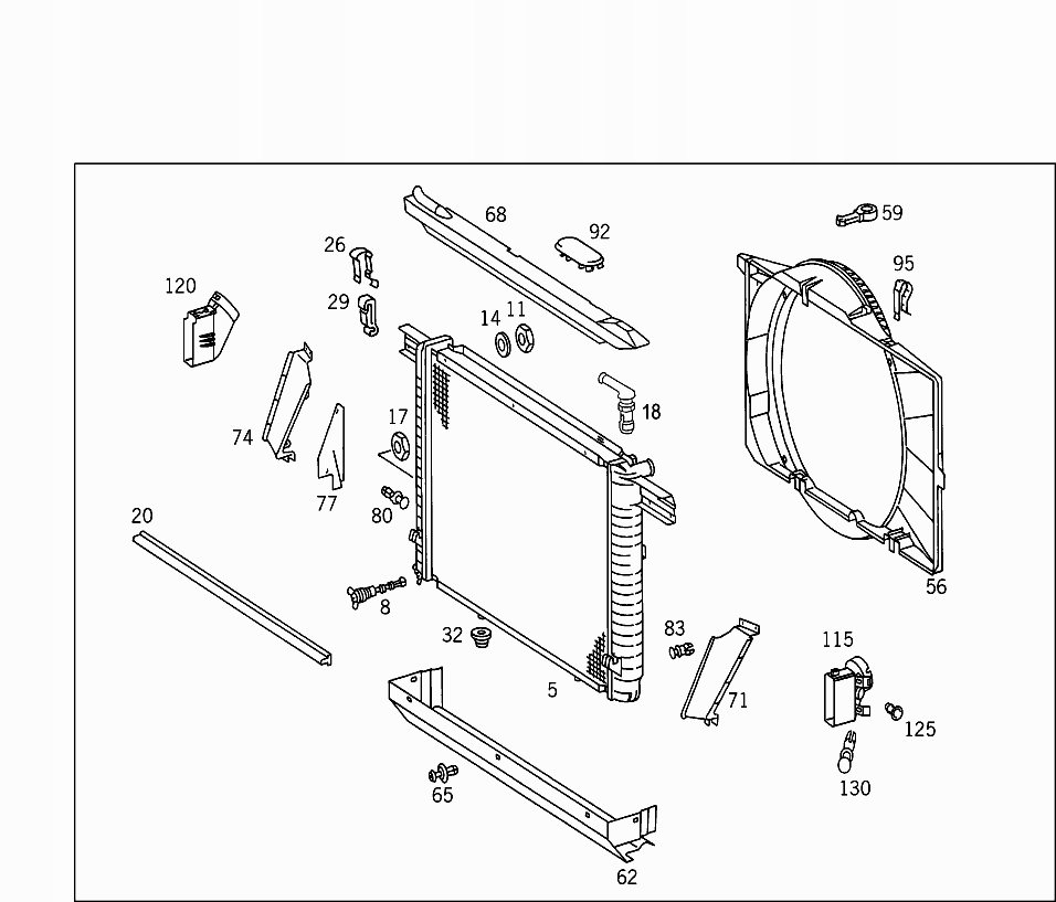 фото №15, Mercedes sl r129 защита нижняя радиатора прокладка