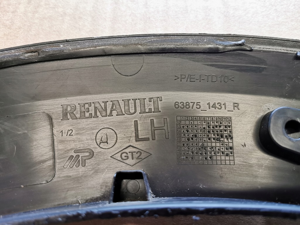 фото №10, Молдинг na крыло левая перед передняя dacia sandero ii stepway 638751431r