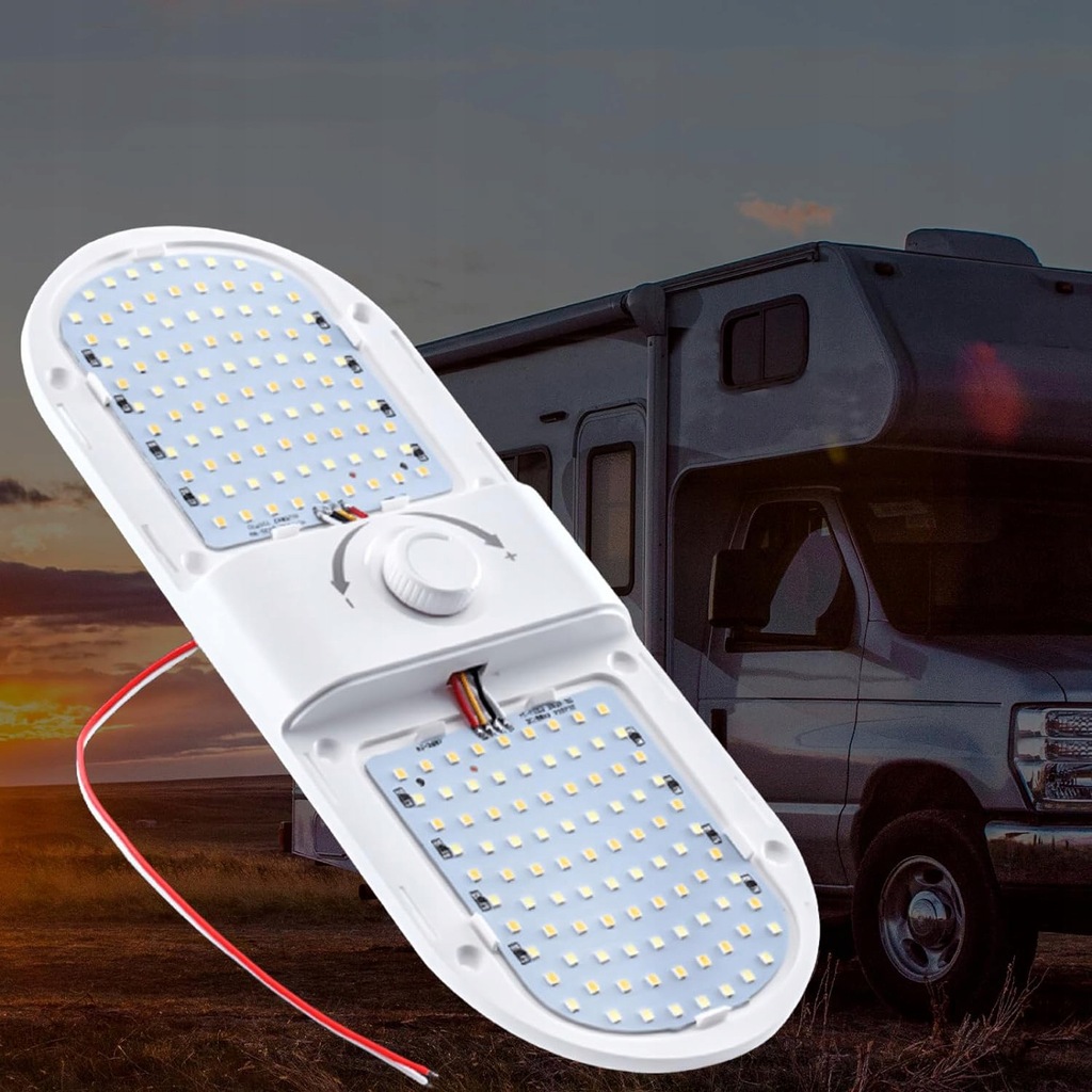 фото №4, Лампа led потолочная освещение do прицепа kampera