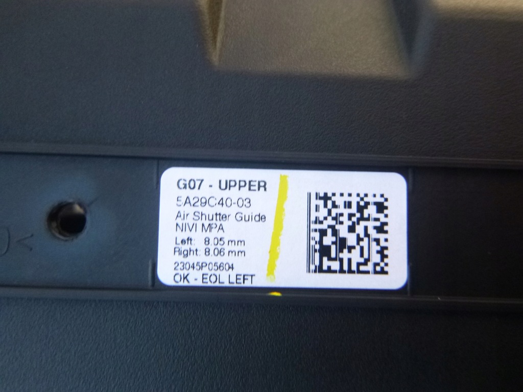 фото №9, Повітропровід повітря жалюзі bmw x7 g07 впуск nowa оригінальна 51745a29c40