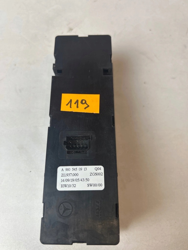 фото №7, Переключатель окон освещение mercedes actros mp4