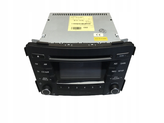 фото №1, Радіо cd mp3 bluetooth hyundai i40 96170-3z0504x