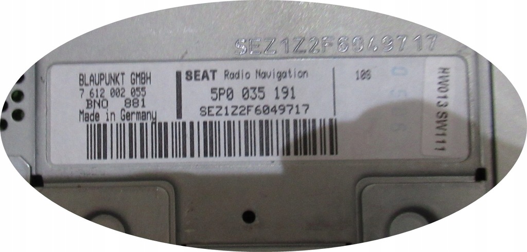 фото №3, Seat leon ii радио cd 5p0035191