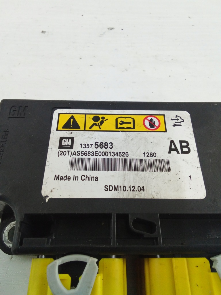 фото №2, G226 модуль подушка безпеки opel astra j 13575683
