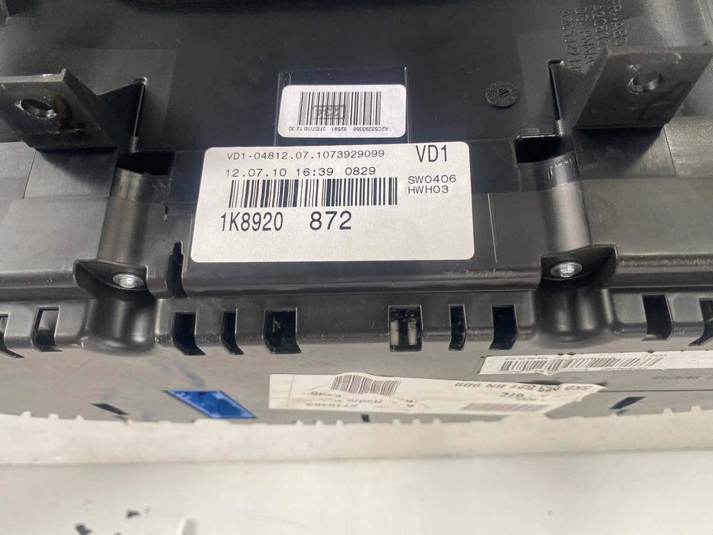 фото №6, Vw scirocco iii лічильник прилади 1k8920872