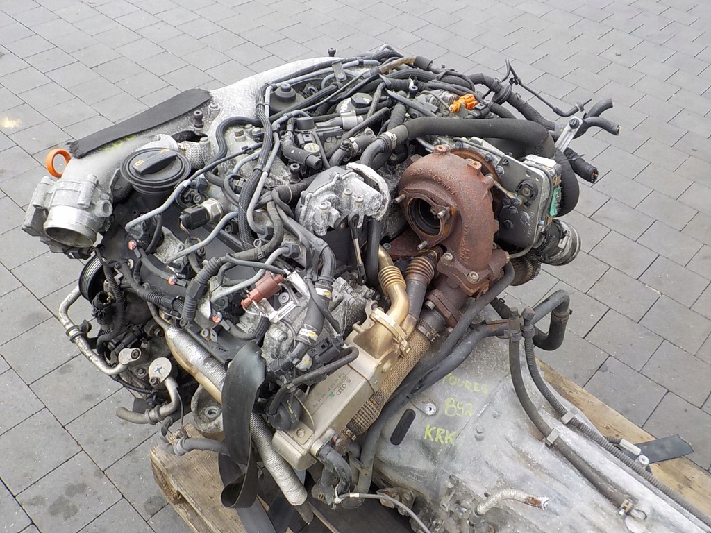 фото №12, Vw touareg 09r 3.0 tdi двигатель cat kompletny