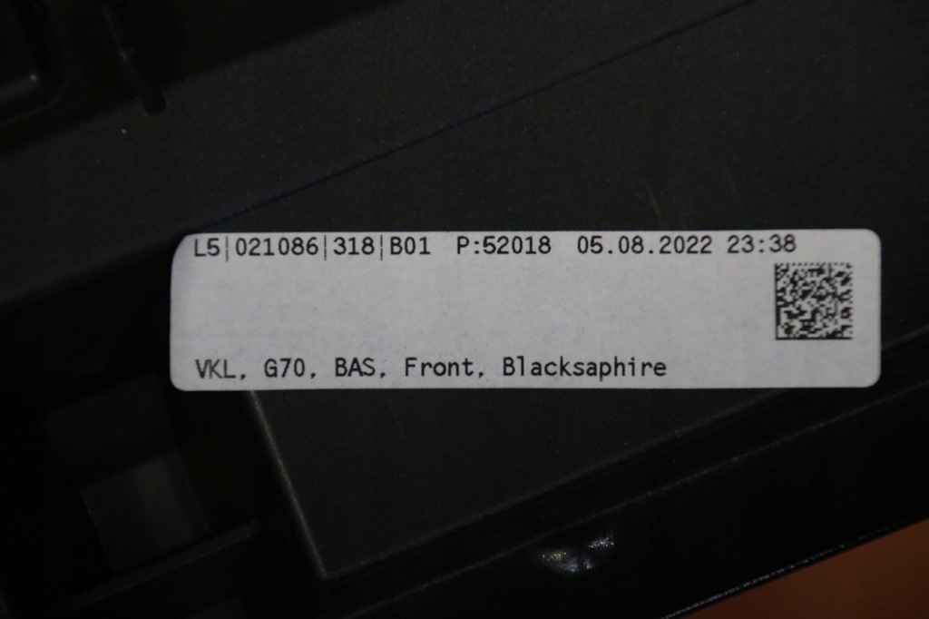 фото №11, Bmw 7 g70 i7 бампер перед передний цвет 475