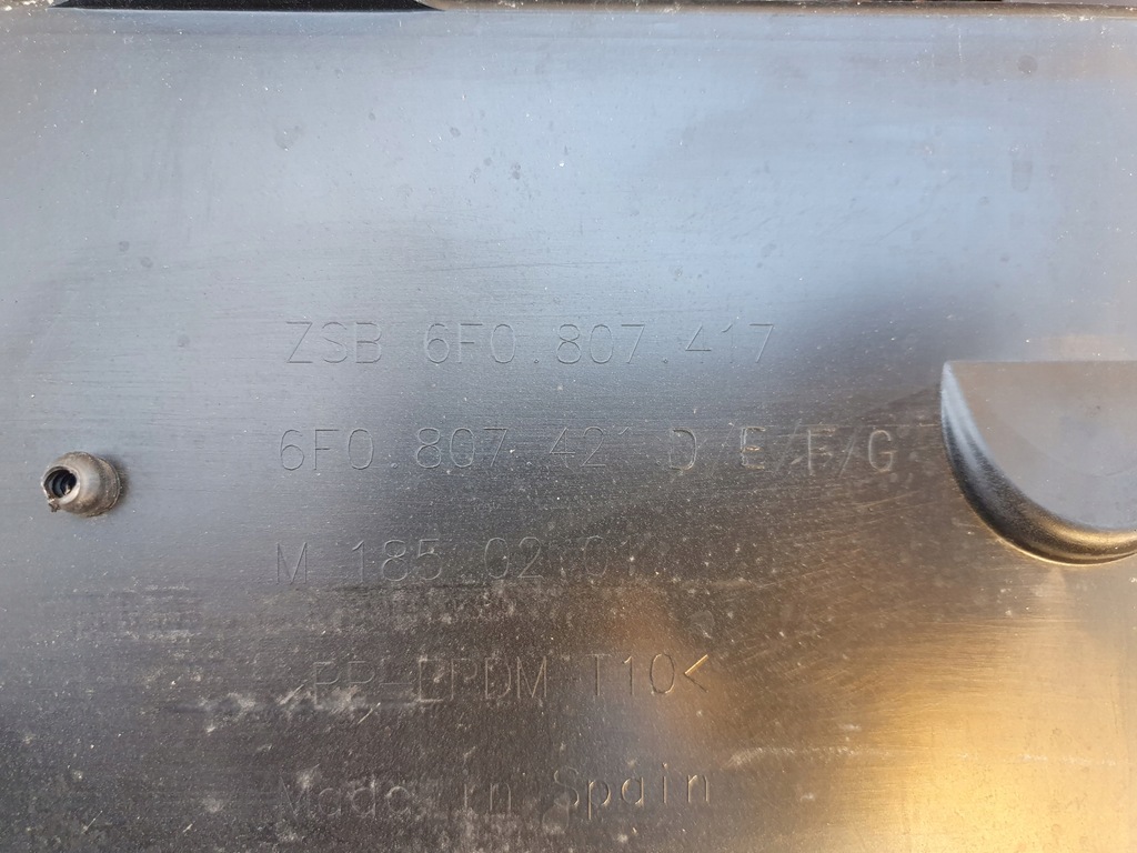 фото №11, Бампер задняя задний seat ibiza v 5 6f0807421