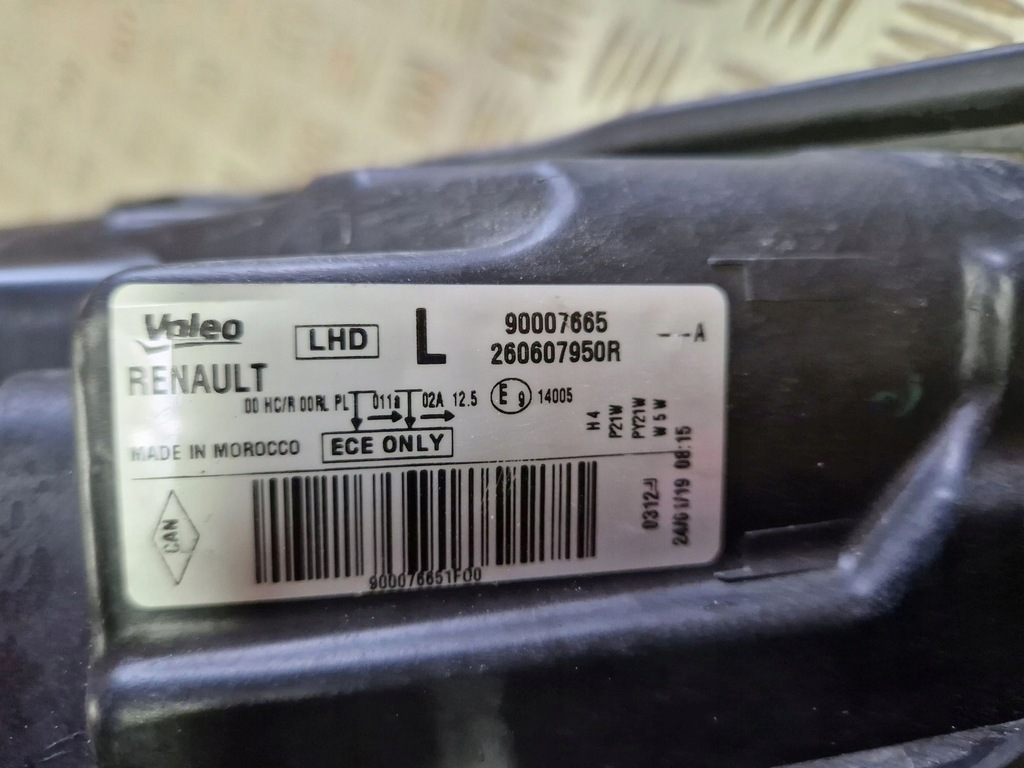 фото №5, Лампа ліва передня dacia lodgy 2012r-