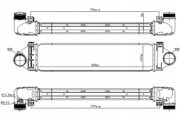 Інтеркулер ford galaxy mondeo iv s-max 2.0 03.10- Ціна