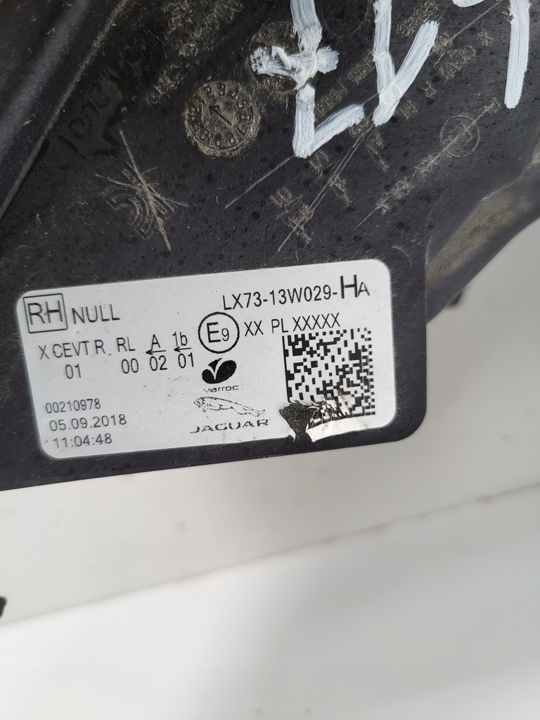 фото №6, Лампа правая перед jaguar xe lift x760 europa high null lx73-13w029-ha
