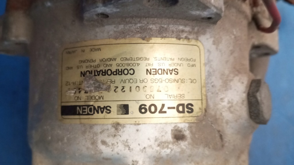 фото №8, Компрессор кондиционера peugeot citroen sd-709 renault 19 volvo 440