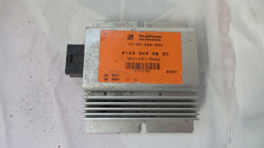 фото №1, Блок управления модуль редуктор a1635455032 mercedes ml