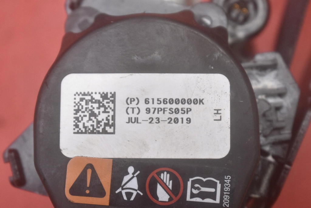 фото №7, Pas безопасности левый перед натяжитель chevrolet equinox 2 ii 10-15