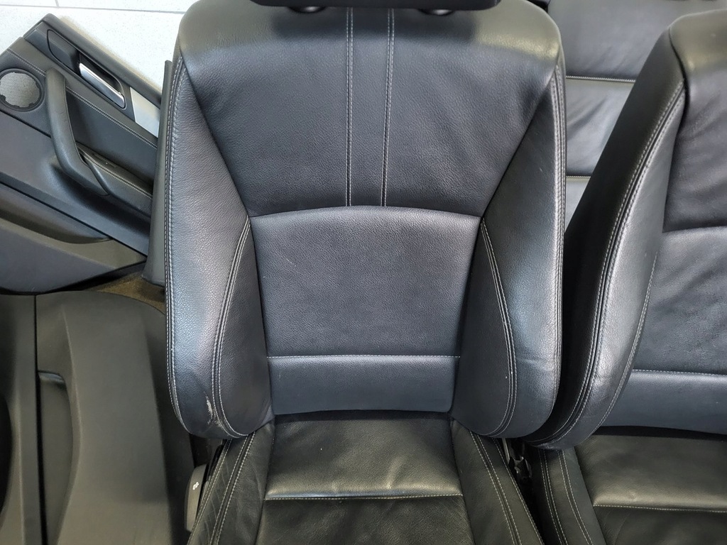 фото №9, Bmw x3 f25 m-pakiet сидіння заднє сидіння обшивка сидіння підігрів оббивка czarna uk