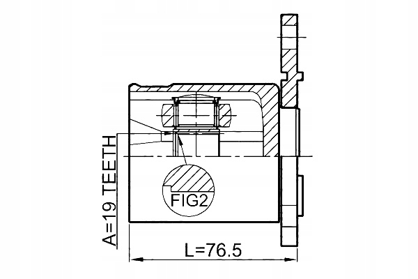 фото №3, Febest 1811-mokr набор шарнир, wał приводной