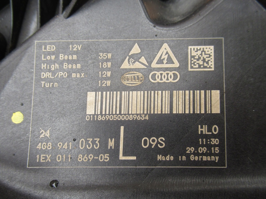фото №9, Audi a7 4g c7 lift лампа ліва перед передня full led 4g8941033m