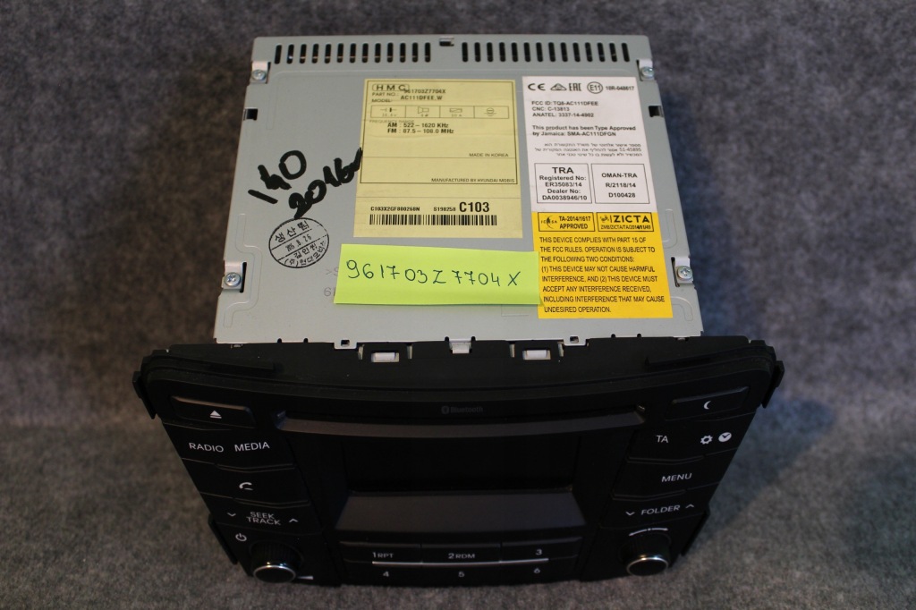 фото №3, Радио hyundai i 40 2015-