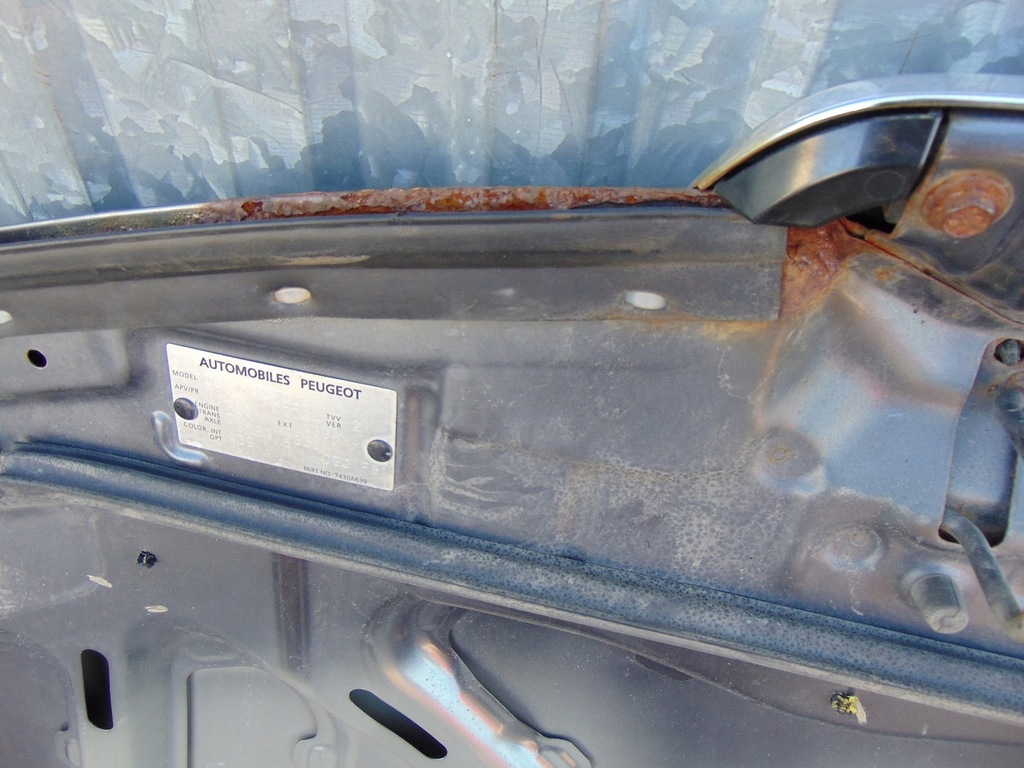 фото №15, Капот крышка двигателя peugeot 4007 цвет a39