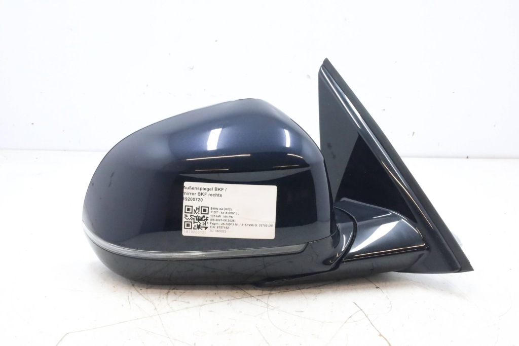фото №1, Дзеркало праве bmw x4 g02, f98 8738374 2.0l бензиновий 135kw 2023