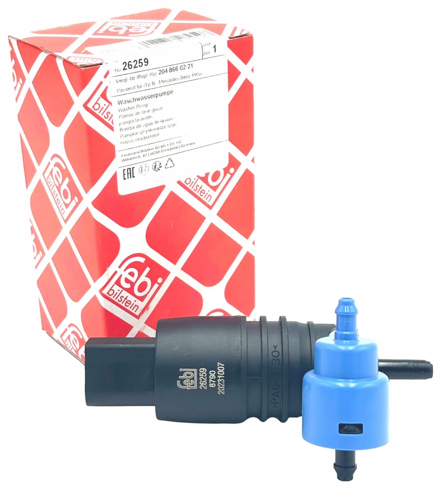 фото №1, Febi помпа распылителя skoda fabia rapid octavia kodiaq karoq scala yeti