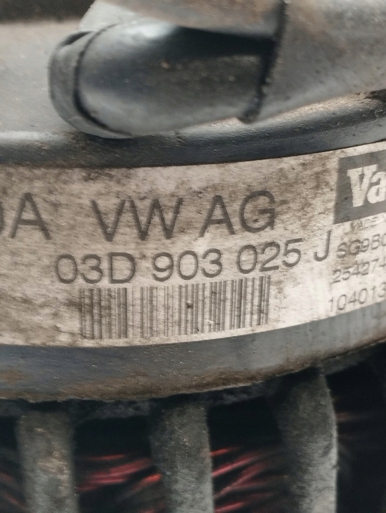 фото №11, Skoda fabia генератор 03d903025j