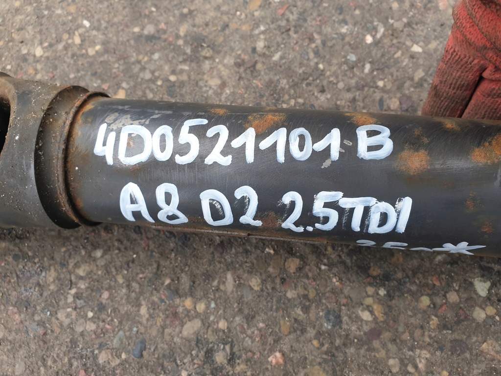 фото №8, Wał привідний audi a8 d2 2.5 tdi 4d0521101b