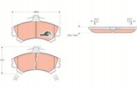 фото №1, Гальмівні колодки гальмівні перед mitsubishi carisma