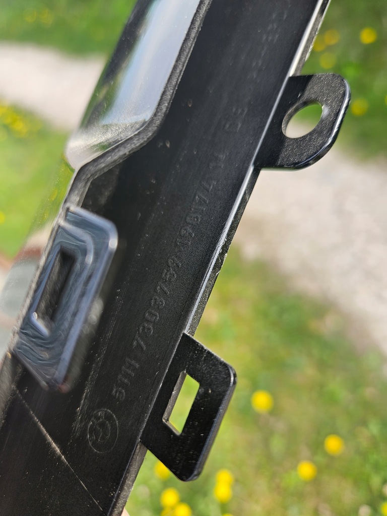 фото №6, Bmw x1 e84 молдинг бампера перед czarna