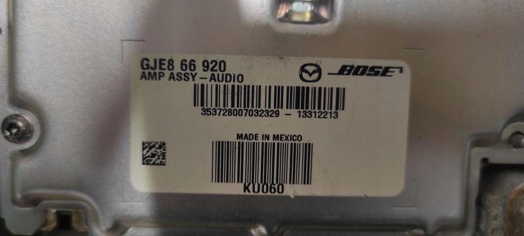 фото №3, Mazda 6 усилитель bose rok 2014 gje866920