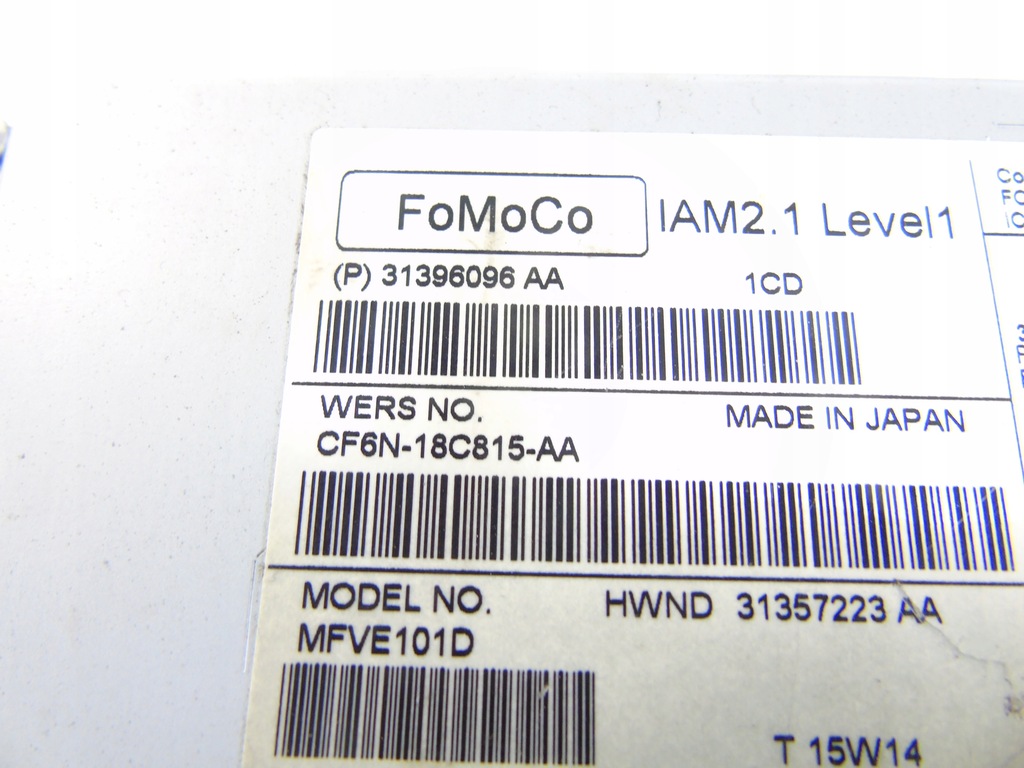 фото №5, Радио cd volvo v40 ii 31396096aa