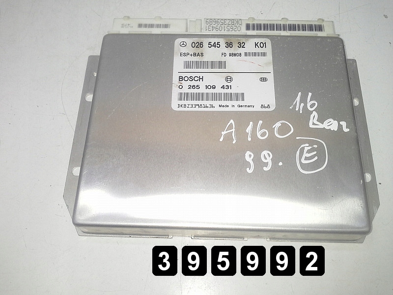 Купити 1999 mercedes a class ecu 1600b 0265453632