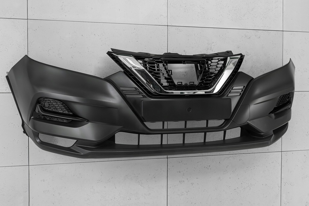 фото №8, Nissan qashqai j11 17-20 kompletny бампер с pdc решётка радиатора лампы 62022hv00h