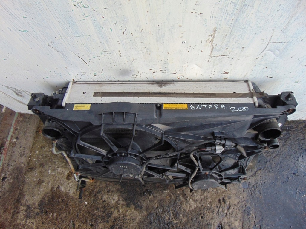 фото №5, Комплект радіатор вентилятор antara 2.0 d автоматична коробка передач