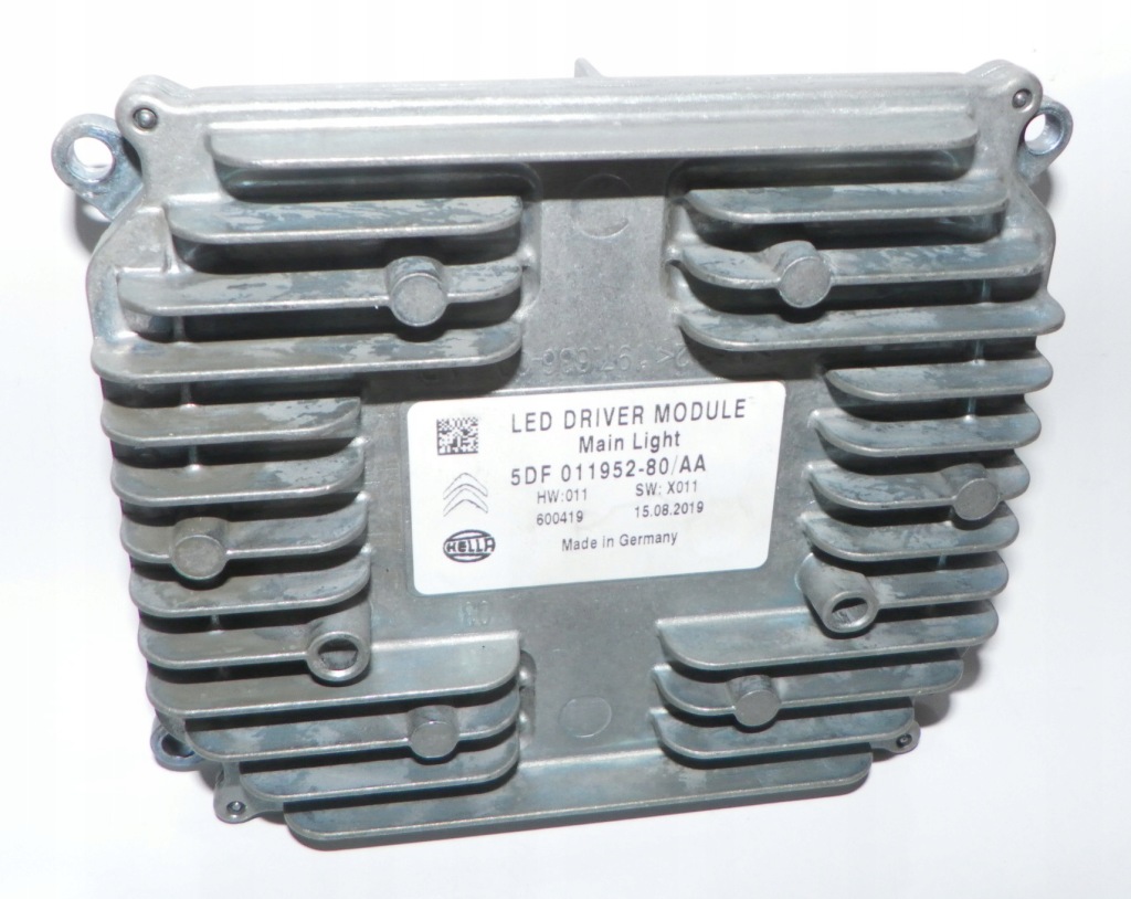 фото №1, Citroen c5 aircross модуль led перетворювач 5df011952-80aa оригінальний номер