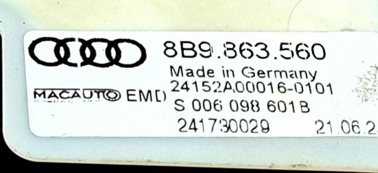 фото №5, Audi e-tron моторчик шторка 8b9863560