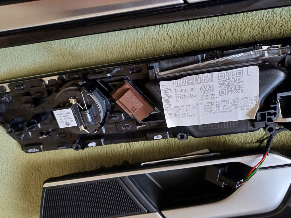 фото №16, Vw arteon fl r-line новый dekor ambiente накладки комплект 3g8867410fl iml