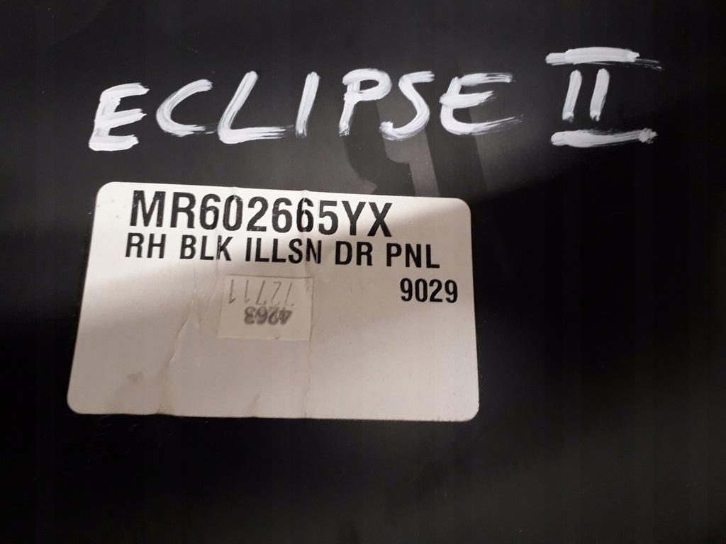 фото №9, Mitsubishi eclipse 3g 99-05 обшивка оббивка права перед mr602665