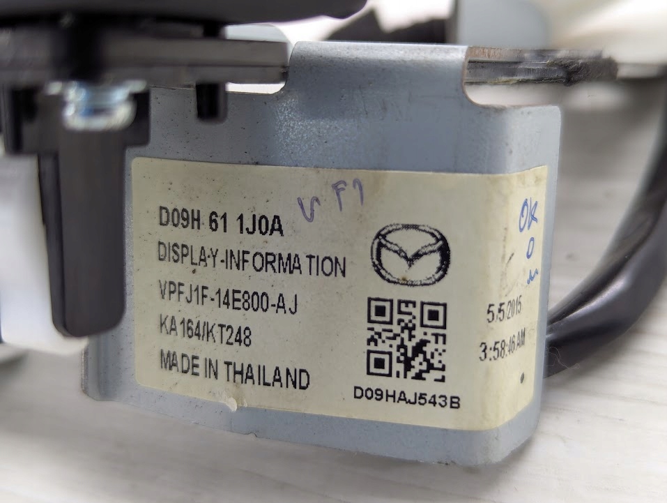 фото №7, Дисплей монитор экран радио навигация mazda cx-3 d09h611j0a