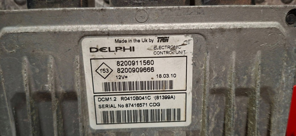 Бортовой компьютер r0410b041c 8200911560 8200909666 renault kangoo 1.5 dci Цена