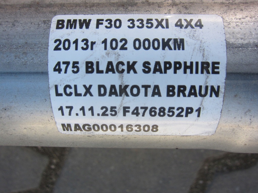 фото №11, Bmw f30 n55 f31 335i гаситель выхлоп система выпускной 7646996 18307646997