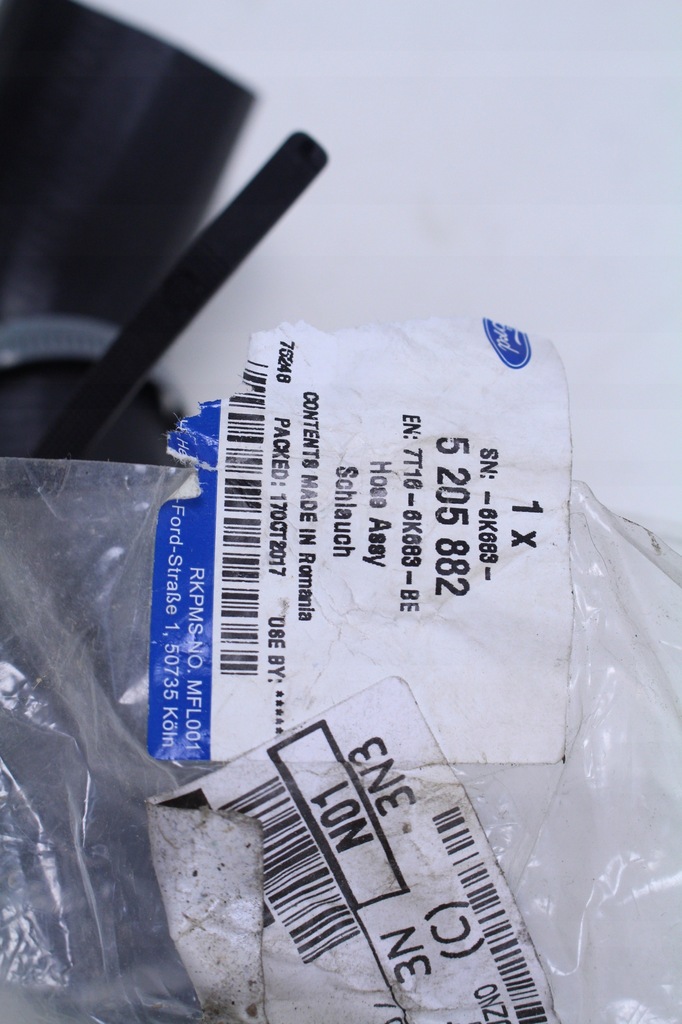 фото №4, Труба waz шланг ford transit connect 1.8 tdci