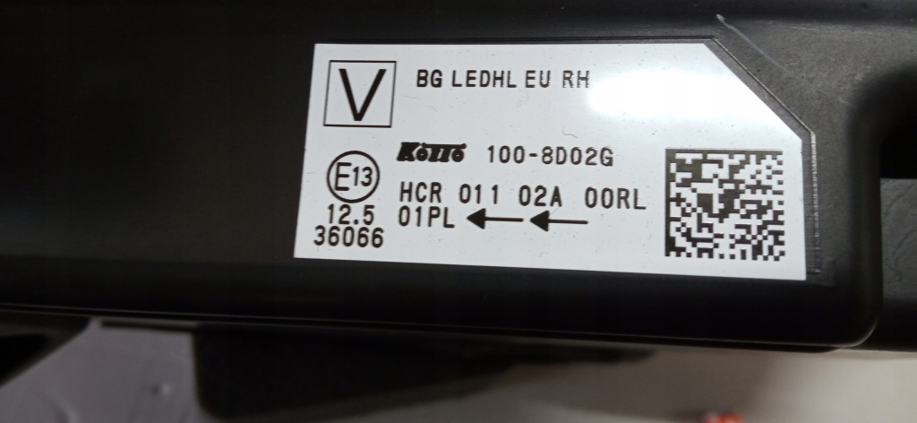 фото №12, Nissan qashqai j12 3 iii 21- лампа правая full led koito 100-8d02g