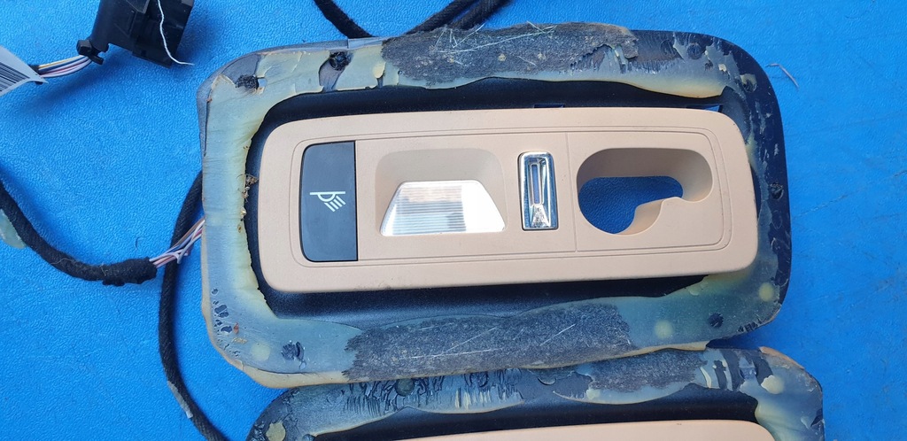 фото №5, 2x лампа салона задняя свет потолочный кабины porsche cayenne 7p5 958