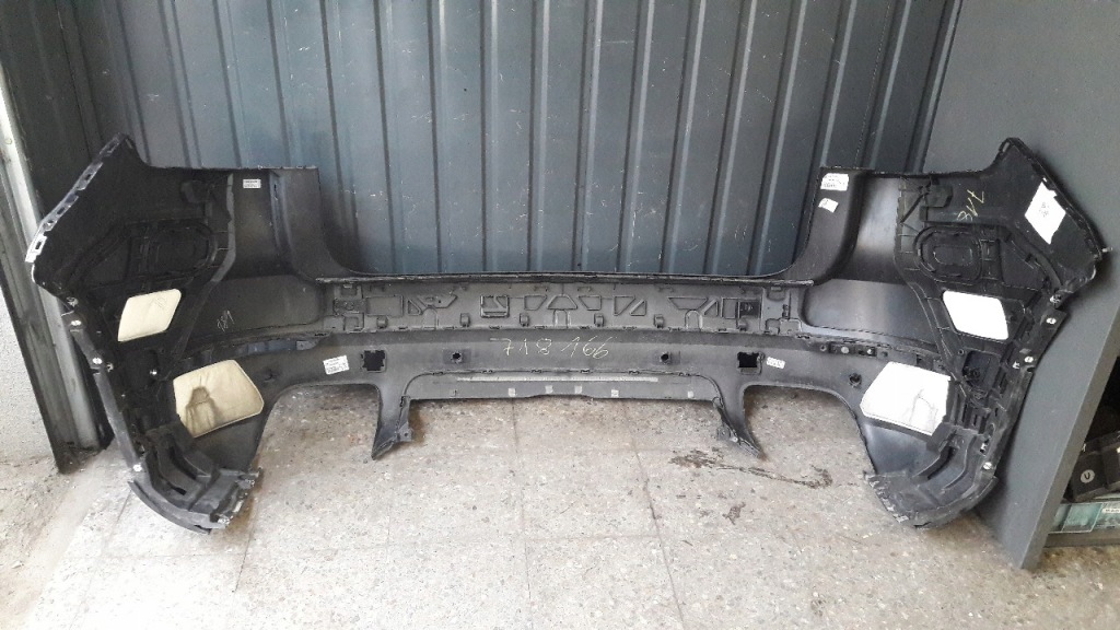 9y0807110b бампер задний  porsche cayenne iii чёрный Оригинал