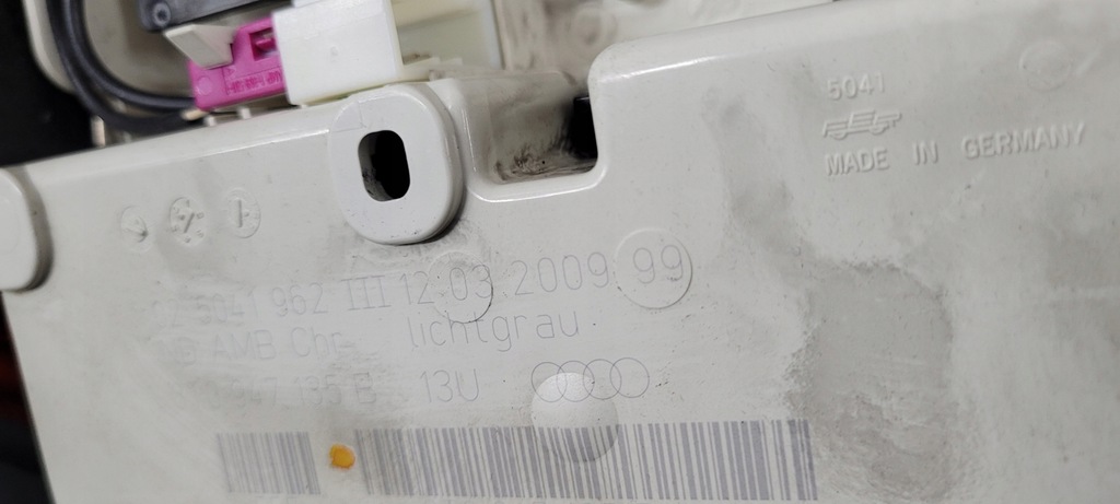 фото №11, Q5 8r a4 b8 лампа стельовий світла lichtgrau 8t0947135b