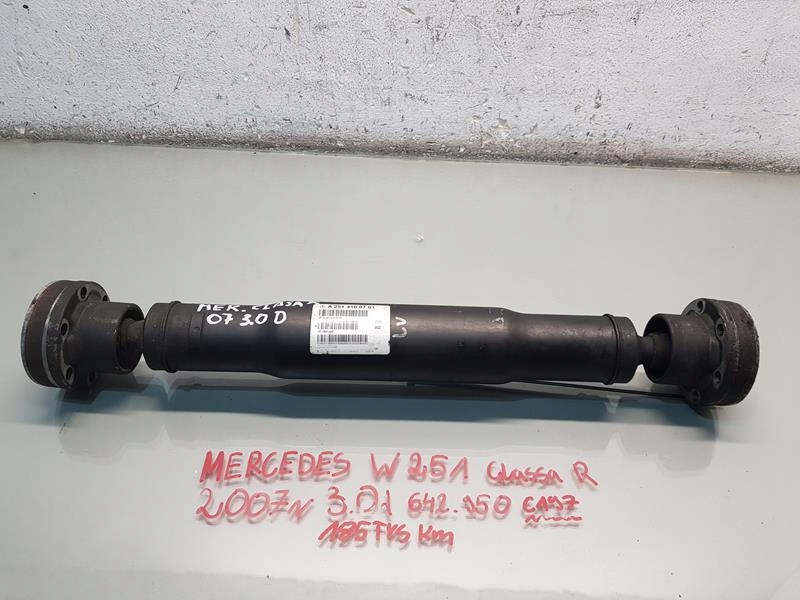 фото №1, Wał привідний mercedes w251 3.0 cdi a2514100701