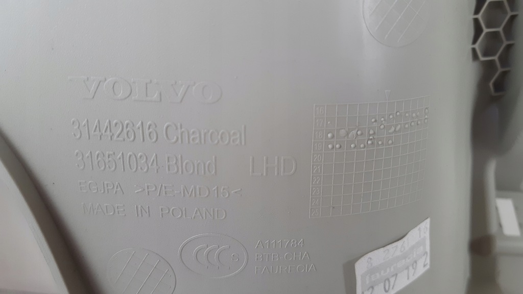 фото №6, Volvo xc40 захист панелі приладової панелі 31442616